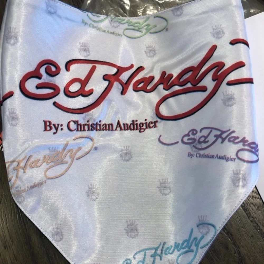 Ed Hardy by Christian Audigier Pet Bandana LoveBirds